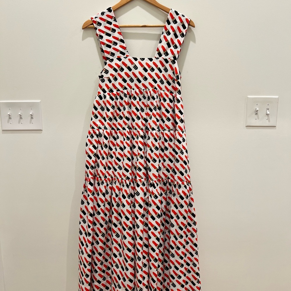 Anthropologie Vibrant Patterned Midi Dress